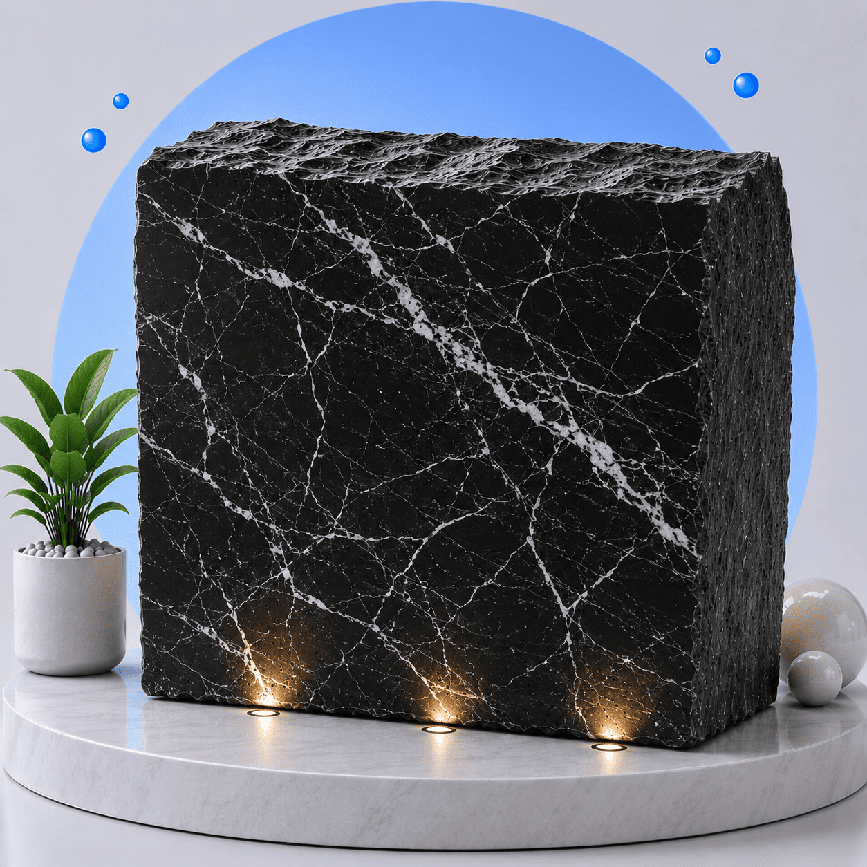 مرمریت مشکی نجف اباد